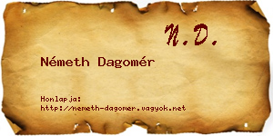 Németh Dagomér névjegykártya